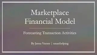 Fully Integrated Financial Model for a Marketplace / Network