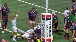 TOP 14 - Essai de Nathan HUGHES (R92) - Racing 92 - Union Bordeaux-B&egrave;gles