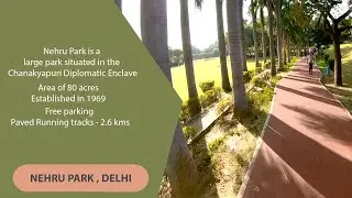 NEHRU PARK , DELHI_2.6kms running track loop_Largest park_Delhi  #nehrupark #chanakyapuri #jogging