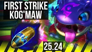 KOG'MAW & Nautilus vs TRISTANA & Leona (ADC) | First Strike | KR Grandmaster | 25.24