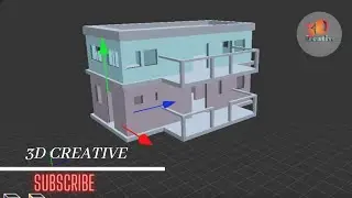 PUBG 3D HOUSE DESIGN | TWO STORY HOUSE | 3D Creative | #pubg