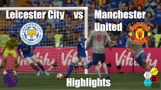 Fifa-Late drama changes game ⚽️ | Leicester City vs Manchester United Highlights