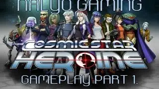 COSMIC STAR HEROINE, PS4 Gameplay Part 1. Tutorial + 1st Boss Battle.