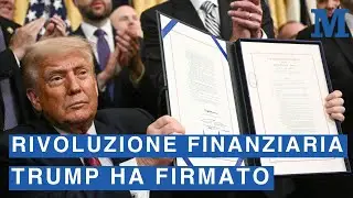 Trump firma legge sulle criptovalute, 