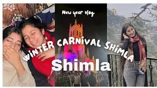 Winter carnival🏔️❤️ vlog nd New year🥂(Shimla)🎉#newchannel #newvlog #wintercarnival #newyear 