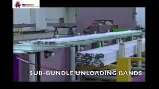 sub-bundle unloading bands automated bundle maker for aluminum profile