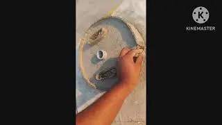 ll Ghar per hi designing gym plate banaye ll #homemade #gymequipment #viral