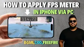 HOW TO APPLY FPS METER IN IPHONE  how to set fps meter in bgmi in iphone #fpsmeter #iphone #120fps