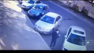 В Одессе запечатлели работу автовора (видео)