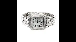 Cartier &ndash; Panth&egrave;re De Cartier &ndash; Medium Model &ndash; Quartz Movement &ndash; Custom Diamond Set