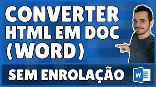 Como Converter HTML em DOC (Word)