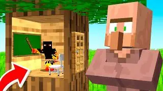 ATHOS FEZ UMA MINI ESCOLA SECRETA NO MINECRAFT