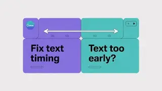 How to Adjust Text on the Timeline in Canva (Canva Tutorial)