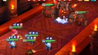 Summoner war: Giant B9 with imp+fire bounty hunter+fire priest