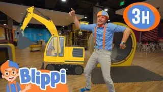 Blippi Digs Into Fun at a Construction-Themed Playground! 🚧 | Blippi | Kids TV Shows