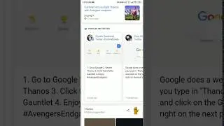 VANISHING GOOGLE SEARCHES BY THANOS | THANOS SNAP EFFECT ON GOOGLE | AVENGERS END GAME |