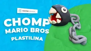 ⛓️🖤 CHAIN CHOMP de Super Mario 🖤⛓️ hecho de plastilina // ArtistaDonManual