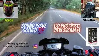 My New Motovlogging Setup In 2022 | Sjcam Legend Sj6 Motovlogging in Axor helmet | Sjcam Sj6 |