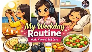 My Weekday Routine | Real Life Working Woman Daily Vlog | Morning to Night |Work Life & Fitness