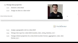 1.3 Manage Data Properties (Tableau Desktop Specialist Certification 2021.3)