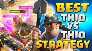 AMAZING! MINERS THE NEW BEST TH10 ATTACK STRATEGY - Clash of Clans Town Hall 10 War Attacks 2017