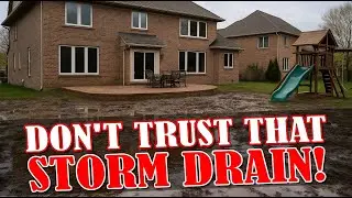 Why your Storm Drain leaves your Yard Muddy