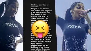 EL MENSAJE DE YAILIN PARA MEXIC0 METE LA PATA OYRA VEZ 