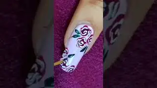 Pretty Lavender Rose Nails 🌸 Soft Floral Nail Art #ytshorts #DeBelle #PastelNails #LavenderNails