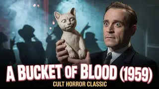 A Bucket of Blood (1959) | Dark Comedy Horror Cult Classic!