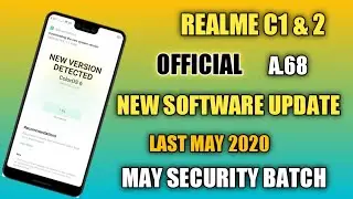 Realme C1 New software update May 2020। Realme C1 New software update। How to update Realme C1। 😱😱