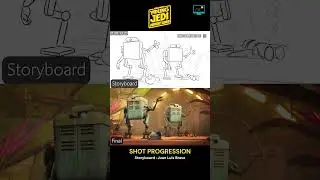 Juan Luis Bravo&rsquo;s Storyboard to Screen ✨| Star Wars: Young Jedi Adventures S2 #shorts #youtubeshorts