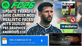 ВЫ НЕ ПОВЕРИТЕ СВОИМ ГЛАЗАМ! FIFA 16 MOD EA FC 26 Android Offline | Карьерный мод + все турниры