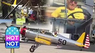 Harrison Ford's WRECKED plane