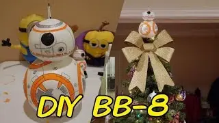 DIY Star Wars BB-8 Christmas Tree Top Tutorial