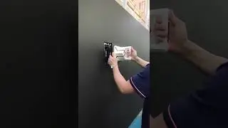 Remove the magnetic LED module with a special tool  #ledscreen #leddisplay #ledmodule #ledvideowall