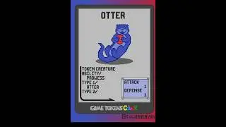 Pixel Art Otter Token #mtg