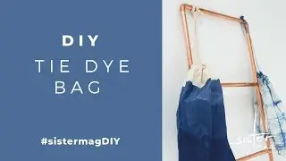DIY Tie Dye Bag #sistermagDIY