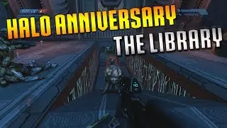 Halo Anniversary - The Library - Worst Level Ever (Commentary w/ LayedBackGaming)