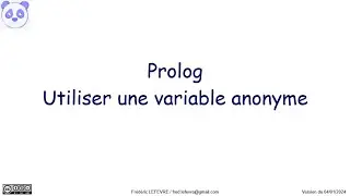 Prolog - Utiliser une variable anonyme