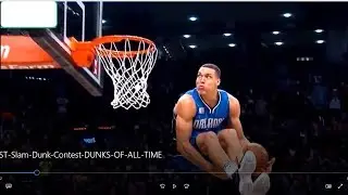 BEST Slam Dunk Contest DUNKS OF ALL TIME