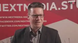 Torsten Panzer im nextMedia.Studio auf der Social Media Week 2017