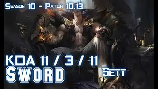 Sword SETT vs JAYCE Top - Patch 10.13 KR Ranked
