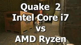 Quake 2 - Ryzen vs. Core i7 - Software Rendering Mode