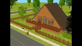 The Sims 2 Bungalov Ev Yapımı- Bungalow House- The Sims 2 Speed Build- The Sims 2 House Building