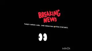 Today's redeem code.  Jaldi redeem karo bros and subscribe my channel. 😎😎