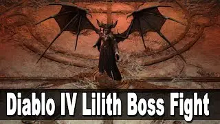 Diablo 4: Lilith Boss Fight & Cutscenes - Sorcerer