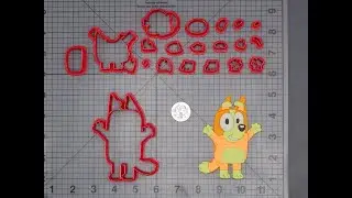 Bluey &ndash; Bingo Dog Body 266 F875 Cookie Cutter Set