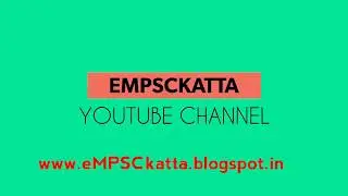 eMPSCkatta YouTube Channel Intro