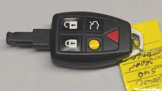 Volvo S40 C30 V50 C70 Key Fob Battery Replacement 2004-2012