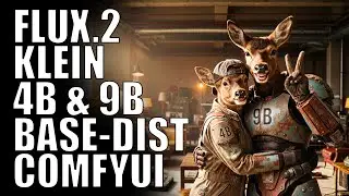 Guida FLUX.2 KLEIN da 4B/9B, DISTILLED e BASE // ComfyUI